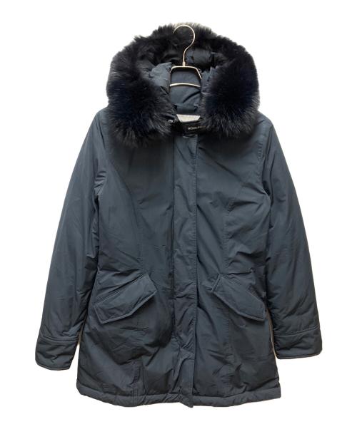 WOOLRICH（ウールリッチ）WOOLRICH (ウールリッチ) フォックスファーダウンコート ブラック サイズ:Mの古着・服飾アイテム
