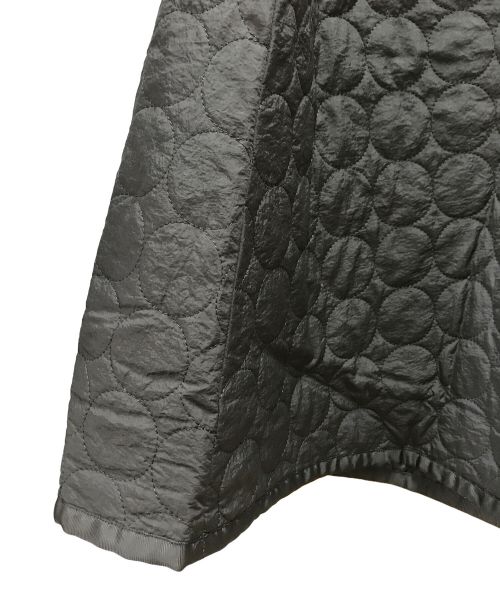 UN3D.（アンスリード）UN3D. (アンスリード) キルティングキャミワンピース ブラック サイズ:36の古着・服飾アイテム