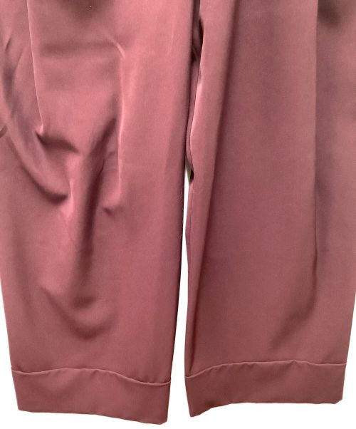 UN3D.（アンスリード）UN3D. (アンスリード) ワイドパンツ ボルドー サイズ:36の古着・服飾アイテム