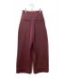 UN3D. (アンスリード) ワイドパンツ ボルドー サイズ:36：5000円