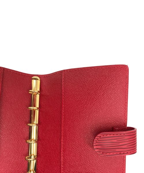 LOUIS VUITTON（ルイ ヴィトン）LOUIS VUITTON (ルイ ヴィトン) アジェンダ PM ルージュの古着・服飾アイテム