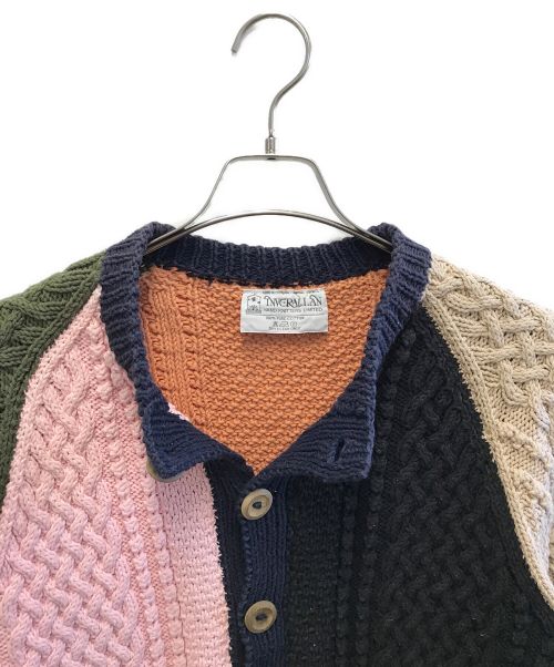 INVERALLAN（インバーアラン）INVERALLAN (インバーアラン) 4A ニットカーディガン マルチカラー サイズ:不明の古着・服飾アイテム