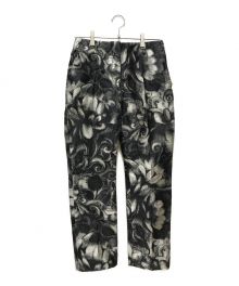 DRIES VAN NOTEN（ドリスヴァンノッテン）の古着「総柄パンツ」｜ブラック