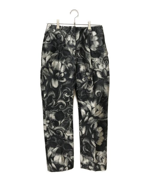DRIES VAN NOTEN（ドリスヴァンノッテン）DRIES VAN NOTEN (ドリスヴァンノッテン) 総柄パンツ ブラック サイズ:34の古着・服飾アイテム