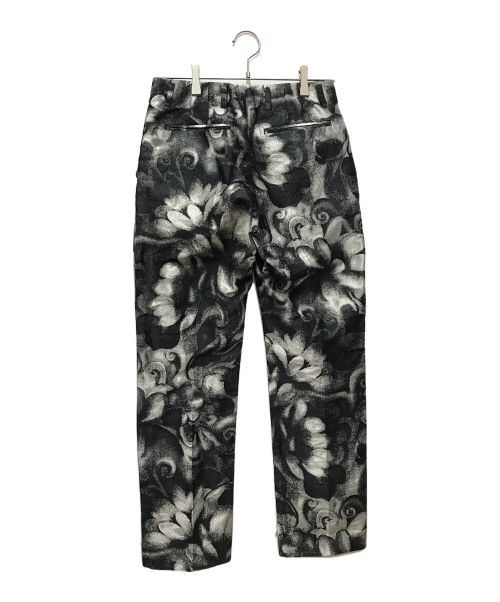 DRIES VAN NOTEN（ドリスヴァンノッテン）DRIES VAN NOTEN (ドリスヴァンノッテン) 総柄パンツ ブラック サイズ:34の古着・服飾アイテム