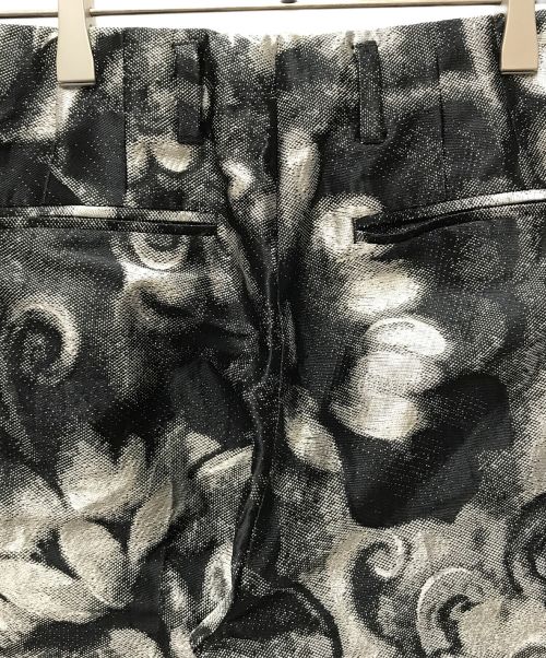 DRIES VAN NOTEN（ドリスヴァンノッテン）DRIES VAN NOTEN (ドリスヴァンノッテン) 総柄パンツ ブラック サイズ:34の古着・服飾アイテム