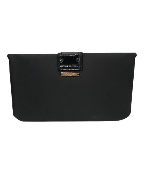 GIORGIO ARMANI（ジョルジョアルマーニ）GIORGIO ARMANI (ジョルジョアルマーニ) パーティバッグ ブラックの古着・服飾アイテム
