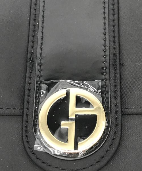 GIORGIO ARMANI（ジョルジョアルマーニ）GIORGIO ARMANI (ジョルジョアルマーニ) パーティバッグ ブラックの古着・服飾アイテム