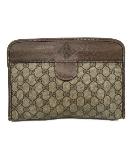 GUCCI（グッチ）GUCCI (グッチ) セカンドバッグ グレーの古着・服飾アイテム