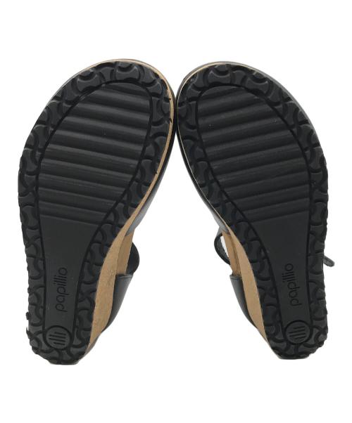 papillio（パピリオ）papillio (パピリオ) メリージェニー ブラック サイズ:37の古着・服飾アイテム