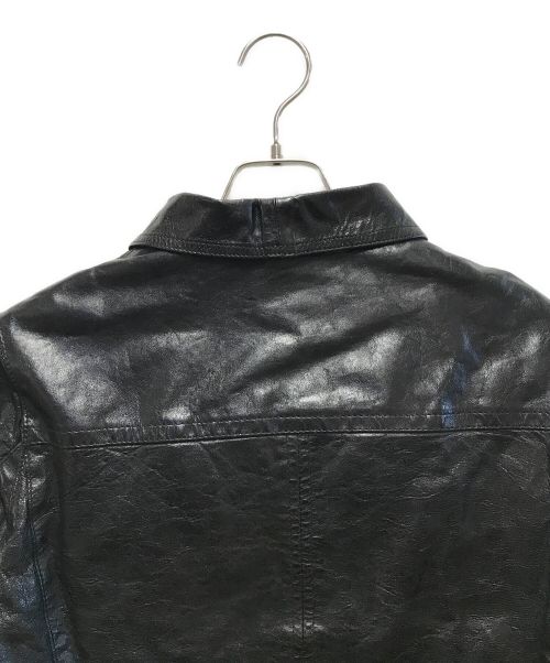 GOLDEN GOOSE DELUXE BRAND（ゴールデングースデラックスブランド）GOLDEN GOOSE DELUXE BRAND (ゴールデングースデラックスブランド) レザージャケット ブラック サイズ:Sの古着・服飾アイテム