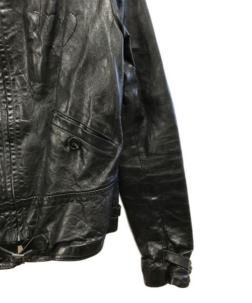 GOLDEN GOOSE DELUXE BRAND（ゴールデングースデラックスブランド）GOLDEN GOOSE DELUXE BRAND (ゴールデングースデラックスブランド) レザージャケット ブラック サイズ:Sの古着・服飾アイテム