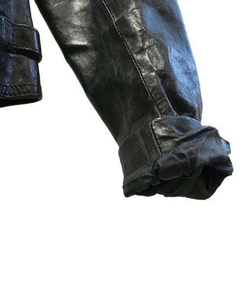 GOLDEN GOOSE DELUXE BRAND（ゴールデングースデラックスブランド）GOLDEN GOOSE DELUXE BRAND (ゴールデングースデラックスブランド) レザージャケット ブラック サイズ:Sの古着・服飾アイテム