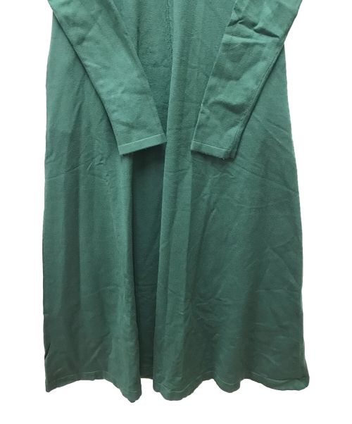 UN3D.（アンスリード）UN3D. (アンスリード) ニットワンピース グリーン サイズ:36の古着・服飾アイテム