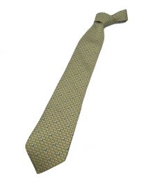 HERMES（エルメス）の古着「ネクタイ」｜グリーン