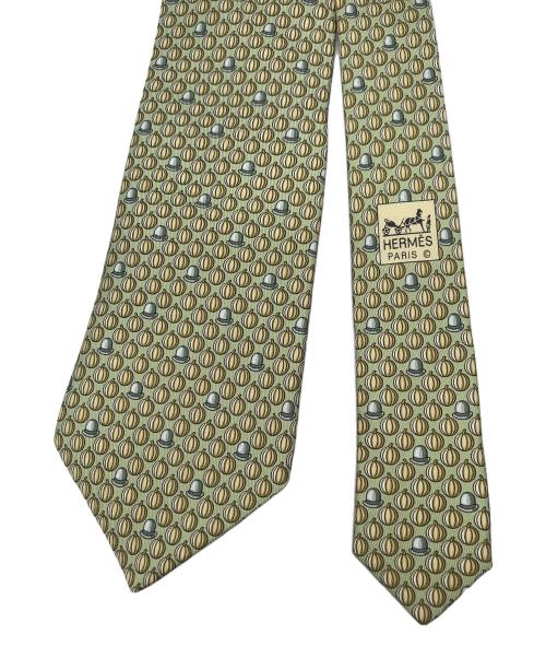 HERMES（エルメス）HERMES (エルメス) ネクタイ グリーン サイズ:不明の古着・服飾アイテム