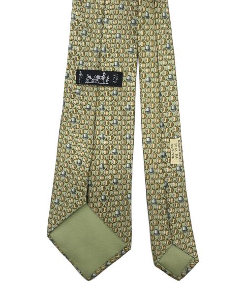 HERMES（エルメス）HERMES (エルメス) ネクタイ グリーン サイズ:不明の古着・服飾アイテム