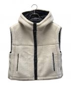 KIYOKO TAKASEキヨコ タカセ）の古着「【リバーシブル】フェイクボアフードジレ」｜ホワイト