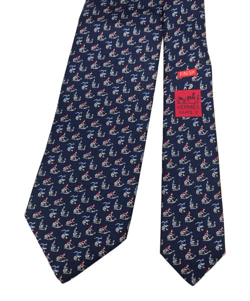 HERMES（エルメス）HERMES (エルメス) ネクタイ ブルー サイズ:不明の古着・服飾アイテム