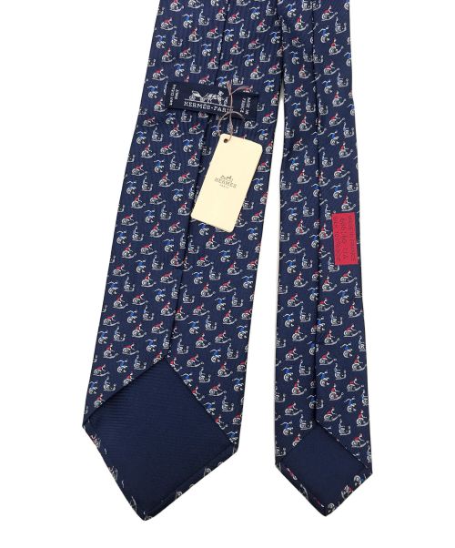 HERMES（エルメス）HERMES (エルメス) ネクタイ ブルー サイズ:不明の古着・服飾アイテム