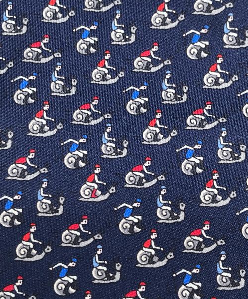 HERMES（エルメス）HERMES (エルメス) ネクタイ ブルー サイズ:不明の古着・服飾アイテム