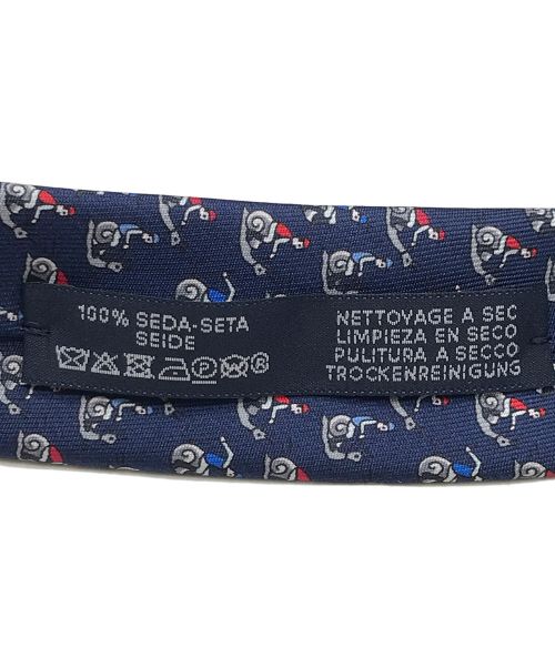 HERMES（エルメス）HERMES (エルメス) ネクタイ ブルー サイズ:不明の古着・服飾アイテム