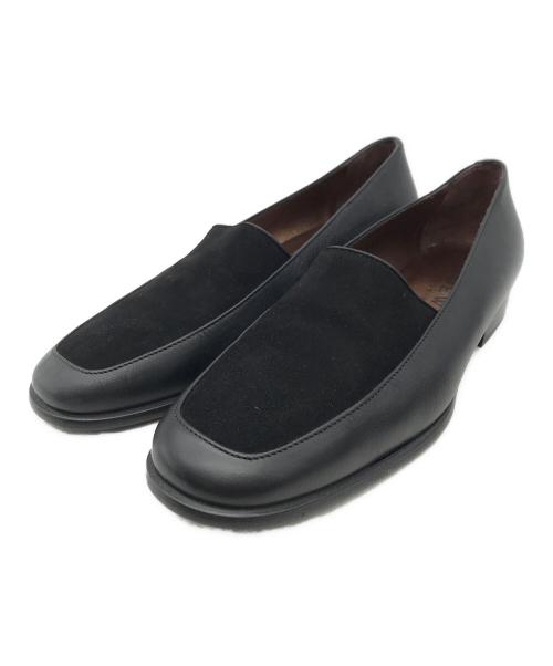 LOEWE（ロエベ）LOEWE (ロエベ) ローファー ブラック サイズ:37の古着・服飾アイテム