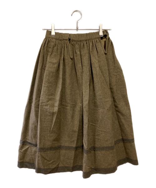 COMME des GARCONS（コムデギャルソン）COMME des GARCONS (コムデギャルソン) ウールスカート グリーン サイズ:記載なしの古着・服飾アイテム