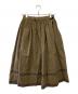 COMME des GARCONS（コムデギャルソン）の古着「ウールスカート」｜グリーン