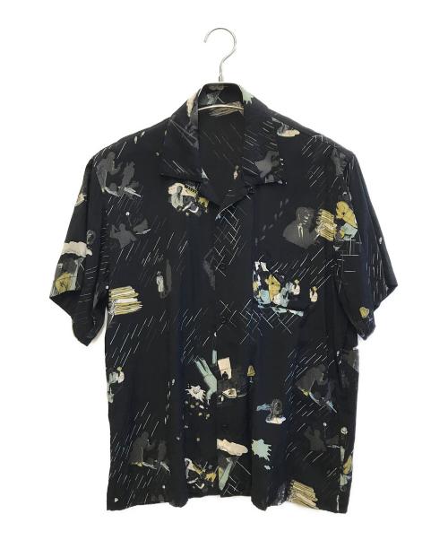 Porter Classic（ポータークラシック）Porter Classic (ポータークラシック) アロハシャツ ブラック サイズ:Mの古着・服飾アイテム