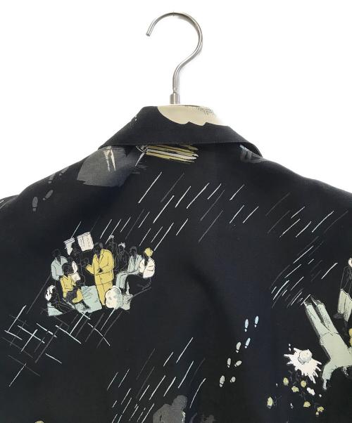 Porter Classic（ポータークラシック）Porter Classic (ポータークラシック) アロハシャツ ブラック サイズ:Mの古着・服飾アイテム