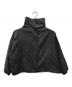 ISSEY MIYAKE meイッセイ ミヤケ ミー）の古着「ドルマンタートルネックカーディガン」｜グレー