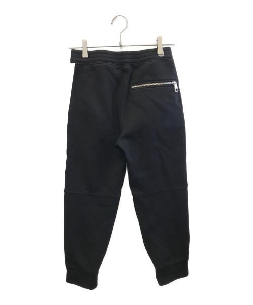 NEIL BARRETT（ニールバレット）NEIL BARRETT (ニールバレット) トラベルボンデッドサイドパイピング&サテンストライプスウェットパンツ ブラック サイズ:XSの古着・服飾アイテム