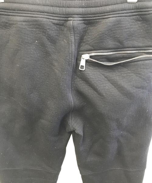 NEIL BARRETT（ニールバレット）NEIL BARRETT (ニールバレット) トラベルボンデッドサイドパイピング&サテンストライプスウェットパンツ ブラック サイズ:XSの古着・服飾アイテム