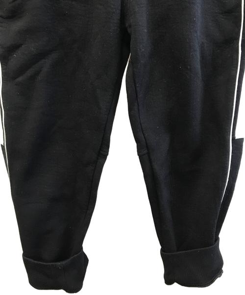 NEIL BARRETT（ニールバレット）NEIL BARRETT (ニールバレット) トラベルボンデッドサイドパイピング&サテンストライプスウェットパンツ ブラック サイズ:XSの古着・服飾アイテム
