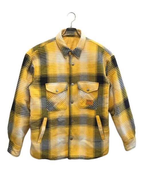 DIESEL（ディーゼル）DIESEL (ディーゼル) リバーシブルジャケット ブラック×イエロー サイズ:Mの古着・服飾アイテム