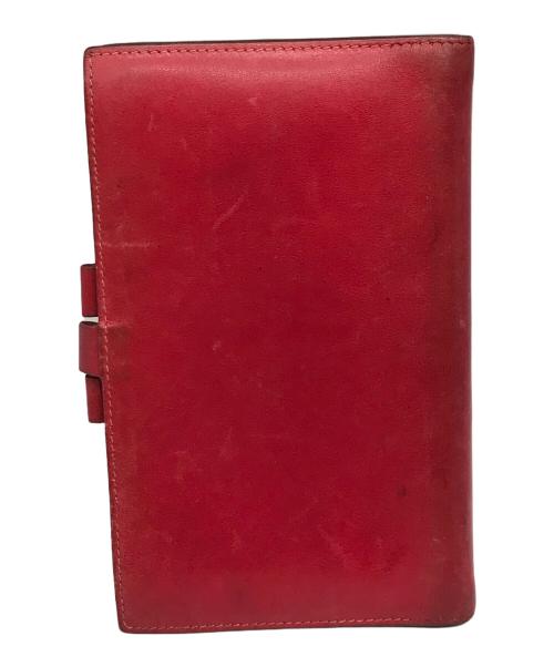 HERMES（エルメス）HERMES (エルメス) 手帳カバー レッドの古着・服飾アイテム