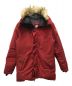 CANADA GOOSE（カナダグース）の古着「ダウンジャケット」｜レッド