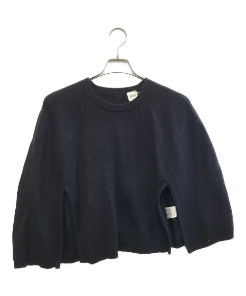 YENN（イエン）YENN (イエン) RIB FORM KNIT PO ブラック サイズ:F 未使用品の古着・服飾アイテム