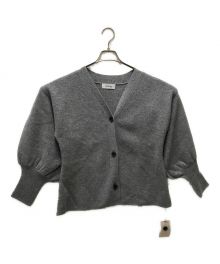 remula（リミューラ）の古着「SUPER FINE MERINO WOOL VOLUME SLEEVE CARDIGAN」｜グレー