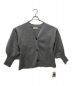 REMULA（リミューラ）の古着「SUPER FINE MERINO WOOL VOLUME SLEEVE CARDIGAN」｜グレー