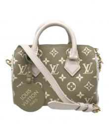 LOUIS VUITTON（ルイ ヴィトン）の古着「スピーディ・バンドリエール20」｜カーキ×ベージュ