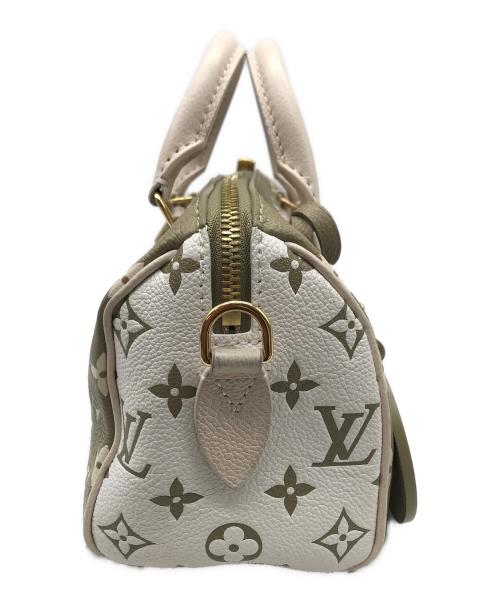 LOUIS VUITTON（ルイ ヴィトン）LOUIS VUITTON (ルイ ヴィトン) スピーディ・バンドリエール20 カーキ×ベージュの古着・服飾アイテム