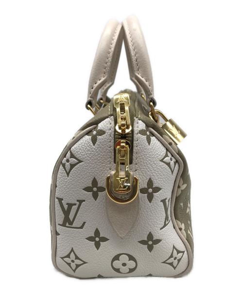 LOUIS VUITTON（ルイ ヴィトン）LOUIS VUITTON (ルイ ヴィトン) スピーディ・バンドリエール20 カーキ×ベージュの古着・服飾アイテム