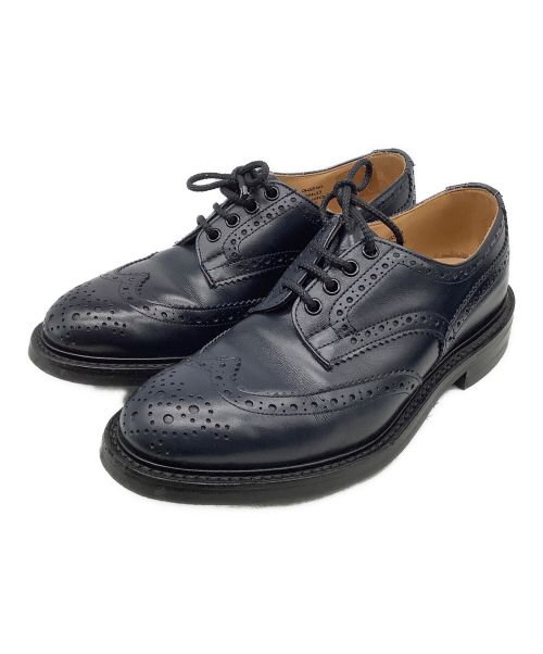 Tricker's（トリッカーズ）Tricker's (トリッカーズ) ウィングチップシューズ ブラック サイズ:7-5の古着・服飾アイテム
