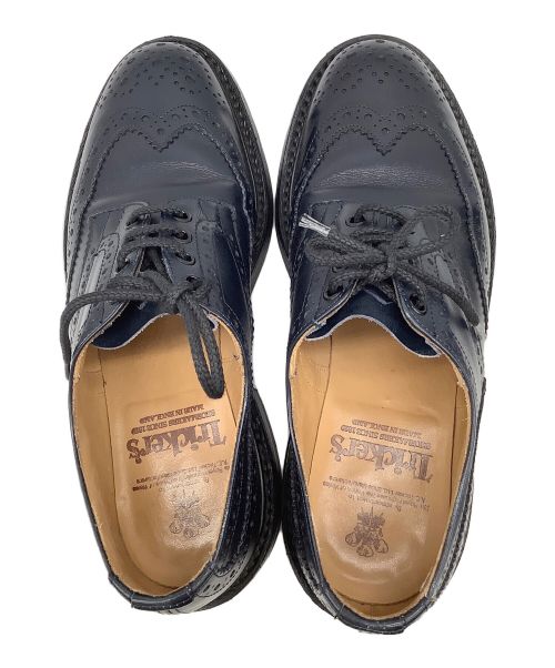 Tricker's（トリッカーズ）Tricker's (トリッカーズ) ウィングチップシューズ ブラック サイズ:7-5の古着・服飾アイテム