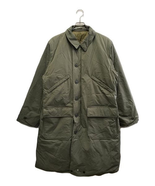 BEAMS PILGRIM SURF+SUPPLY（ビームス ピルグリム サーフ+サプライ）BEAMS Pilgrim Surf+Supply (ビームス ピルグリム サーフ+サプライ) リバーシブルコート ベージュ×カーキ サイズ:Lの古着・服飾アイテム