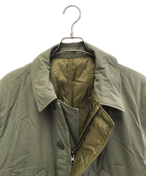 BEAMS PILGRIM SURF+SUPPLY（ビームス ピルグリム サーフ+サプライ）BEAMS Pilgrim Surf+Supply (ビームス ピルグリム サーフ+サプライ) リバーシブルコート ベージュ×カーキ サイズ:Lの古着・服飾アイテム