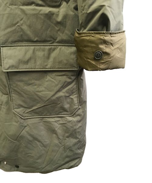 BEAMS PILGRIM SURF+SUPPLY（ビームス ピルグリム サーフ+サプライ）BEAMS Pilgrim Surf+Supply (ビームス ピルグリム サーフ+サプライ) リバーシブルコート ベージュ×カーキ サイズ:Lの古着・服飾アイテム