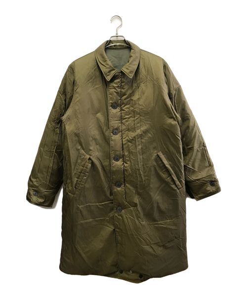 BEAMS PILGRIM SURF+SUPPLY（ビームス ピルグリム サーフ+サプライ）BEAMS Pilgrim Surf+Supply (ビームス ピルグリム サーフ+サプライ) リバーシブルコート ベージュ×カーキ サイズ:Lの古着・服飾アイテム